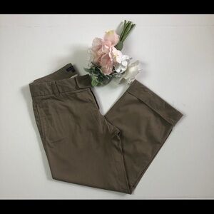 Gap Straight Cropped Cuff Pants - Size 0